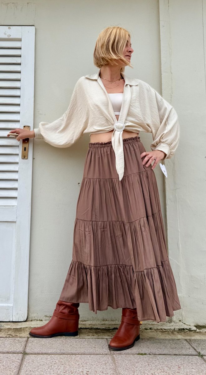 GONNELLONE BALZE IN GARZA DI COTONE