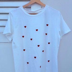 TSHIRT MICRO APPLICAZIONI ELASTICIZZATA