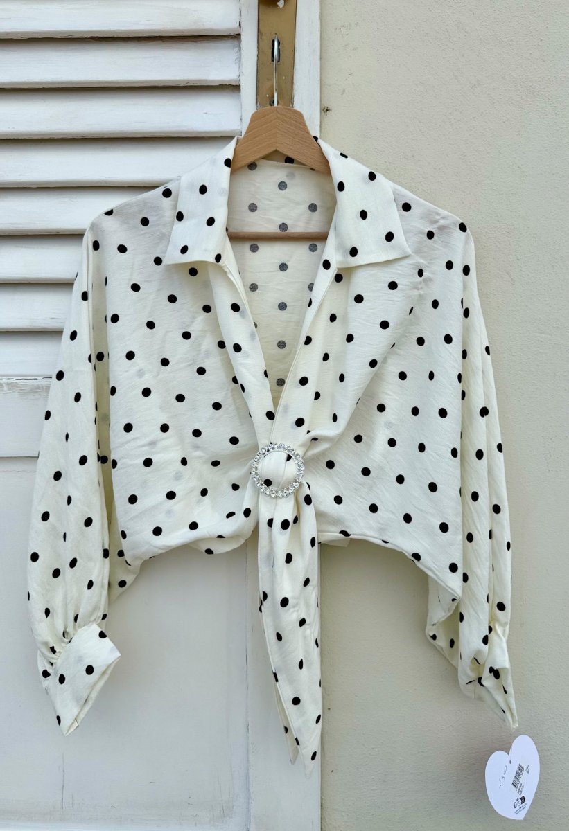 CAMICIA-COPRISPALLE ELEGANTE CON CHIUSURA GIOIELLO - immagine 8