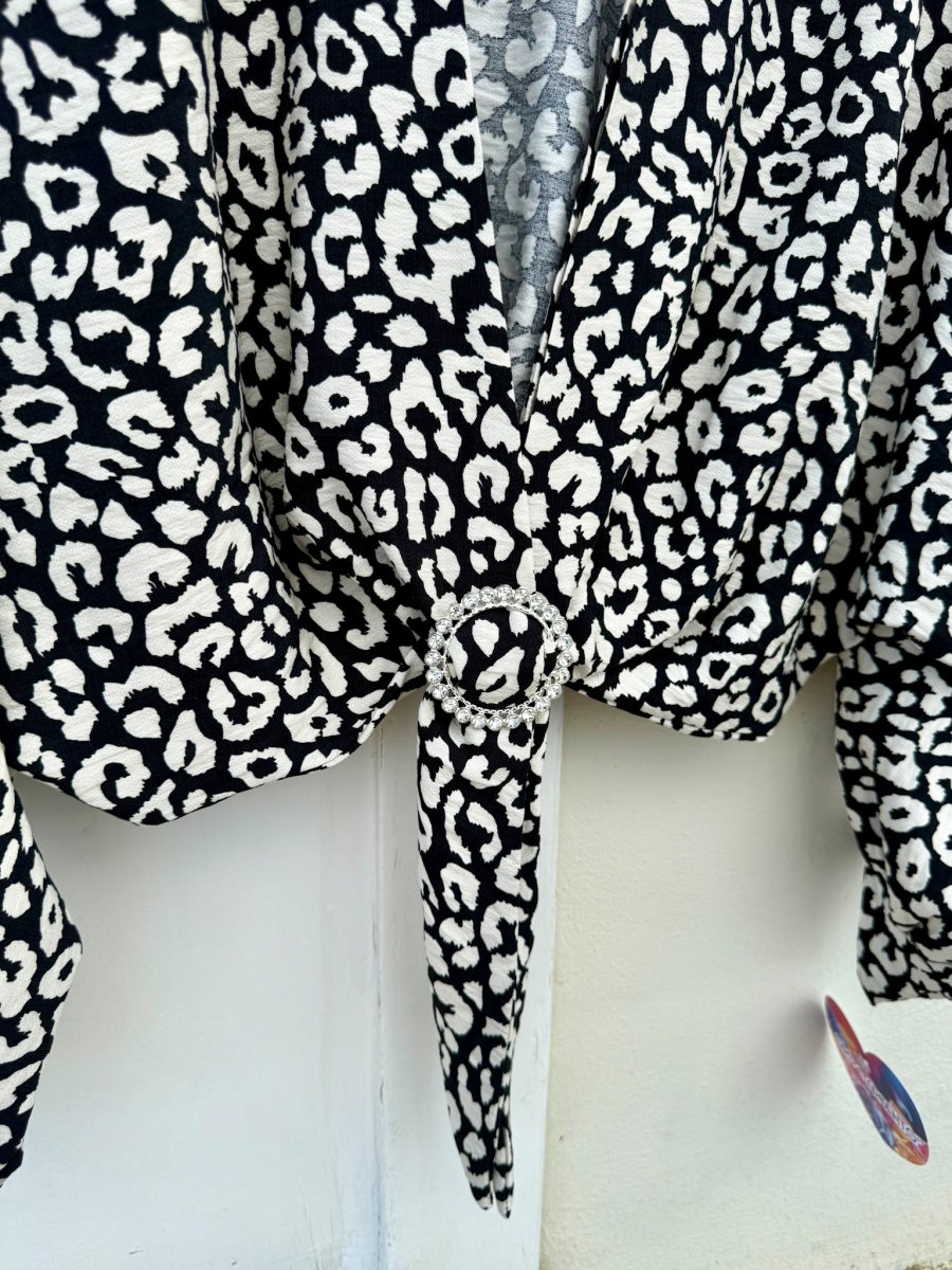 CAMICIA-COPRISPALLE ELEGANTE CON CHIUSURA GIOIELLO - immagine 7