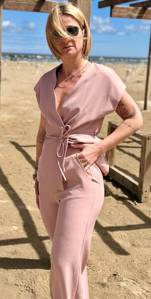 COMPLETO GILÈT CON CINTA E PANTALONE LUNGO - immagine 6