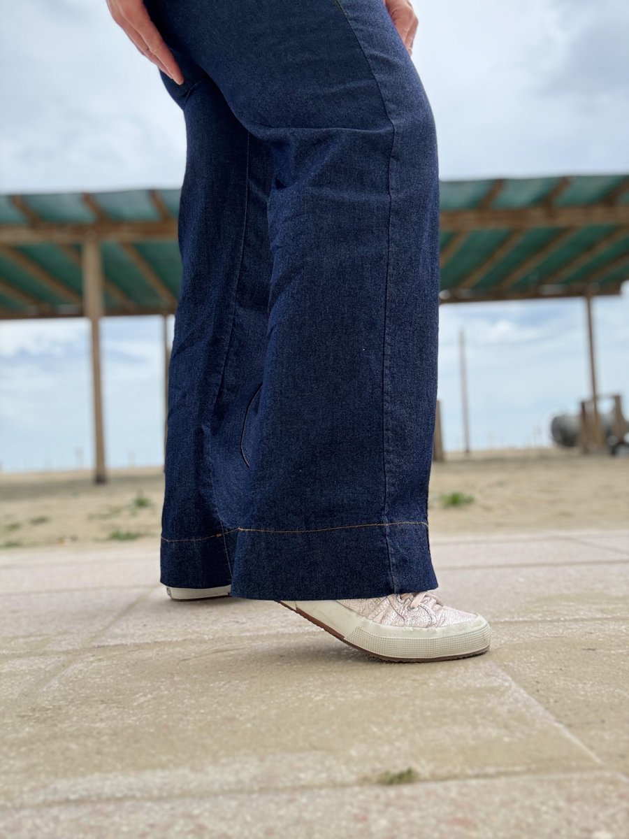 PANTALONE JEANS CON CUCITURA - immagine 3