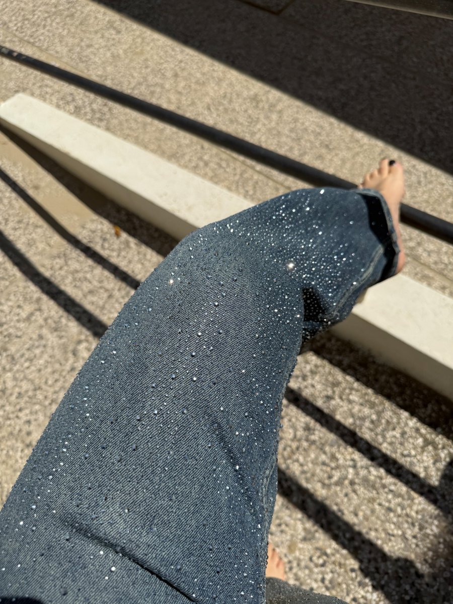 JEANS CARGO BRILLANTINI - immagine 5