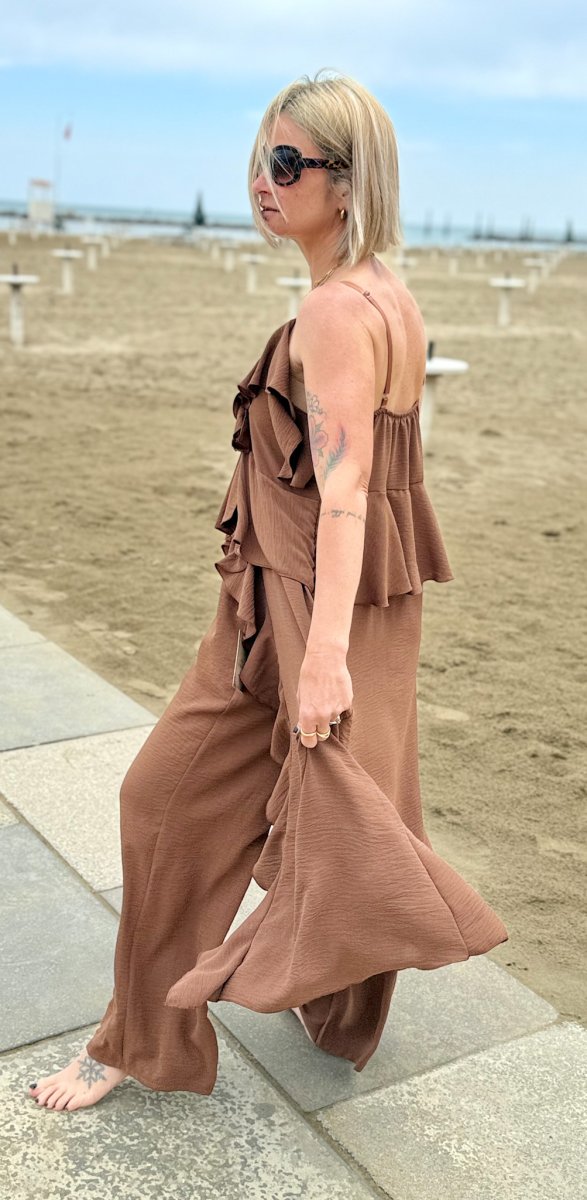 COMPLETO CANOTTA VOLANT E PANTALONE - immagine 3