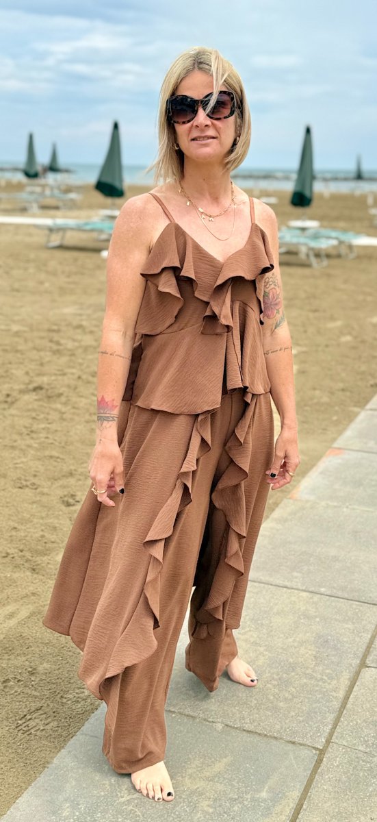 COMPLETO CANOTTA VOLANT E PANTALONE - immagine 4