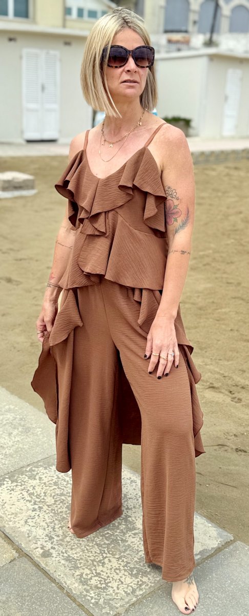 COMPLETO CANOTTA VOLANT E PANTALONE - immagine 5