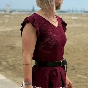 TSHIRT COTONE CON FRAPPETTA