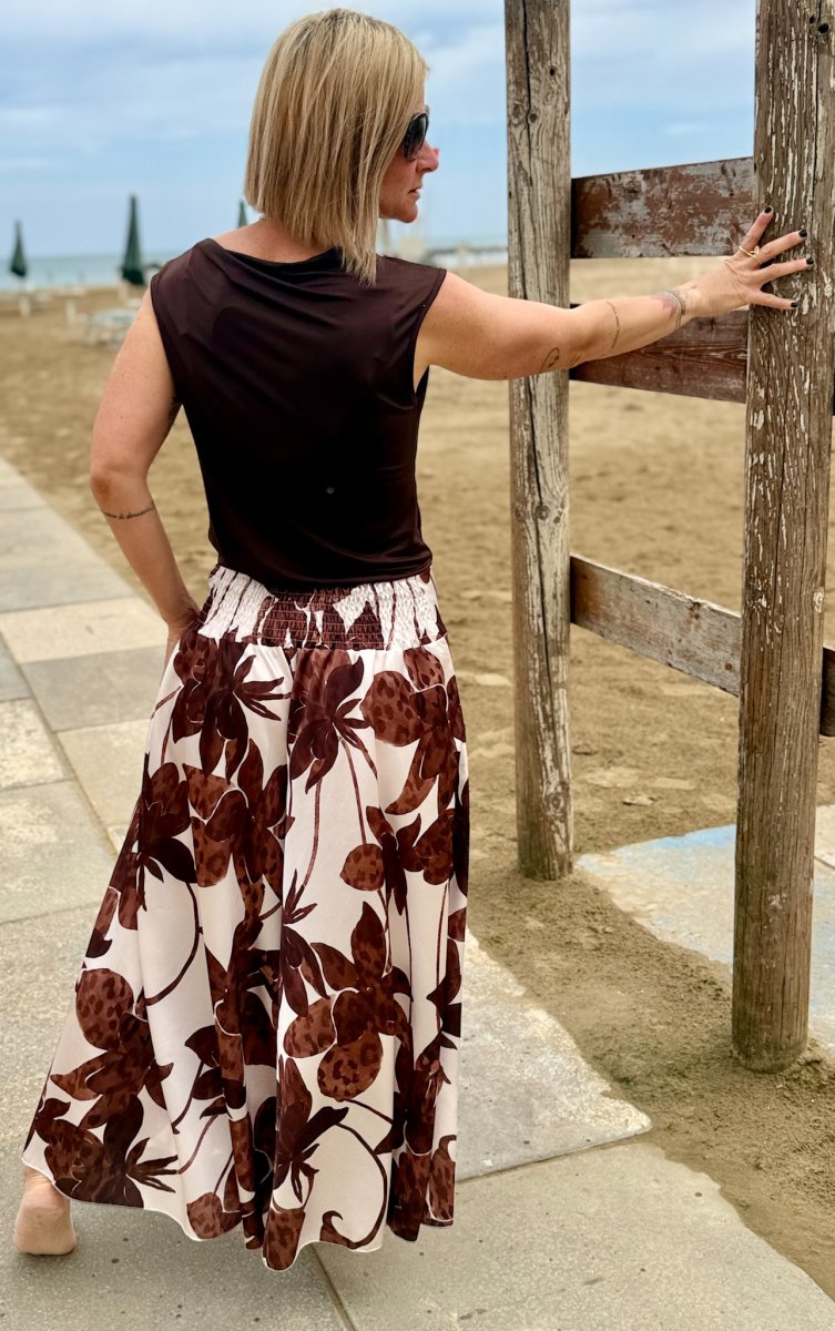 PANTA GONNA ELEGANTE IN RASO - immagine 4