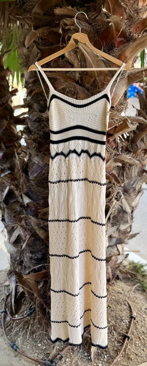 ABITO TUBINO TRAFORATO A CONTRASTO - immagine 5