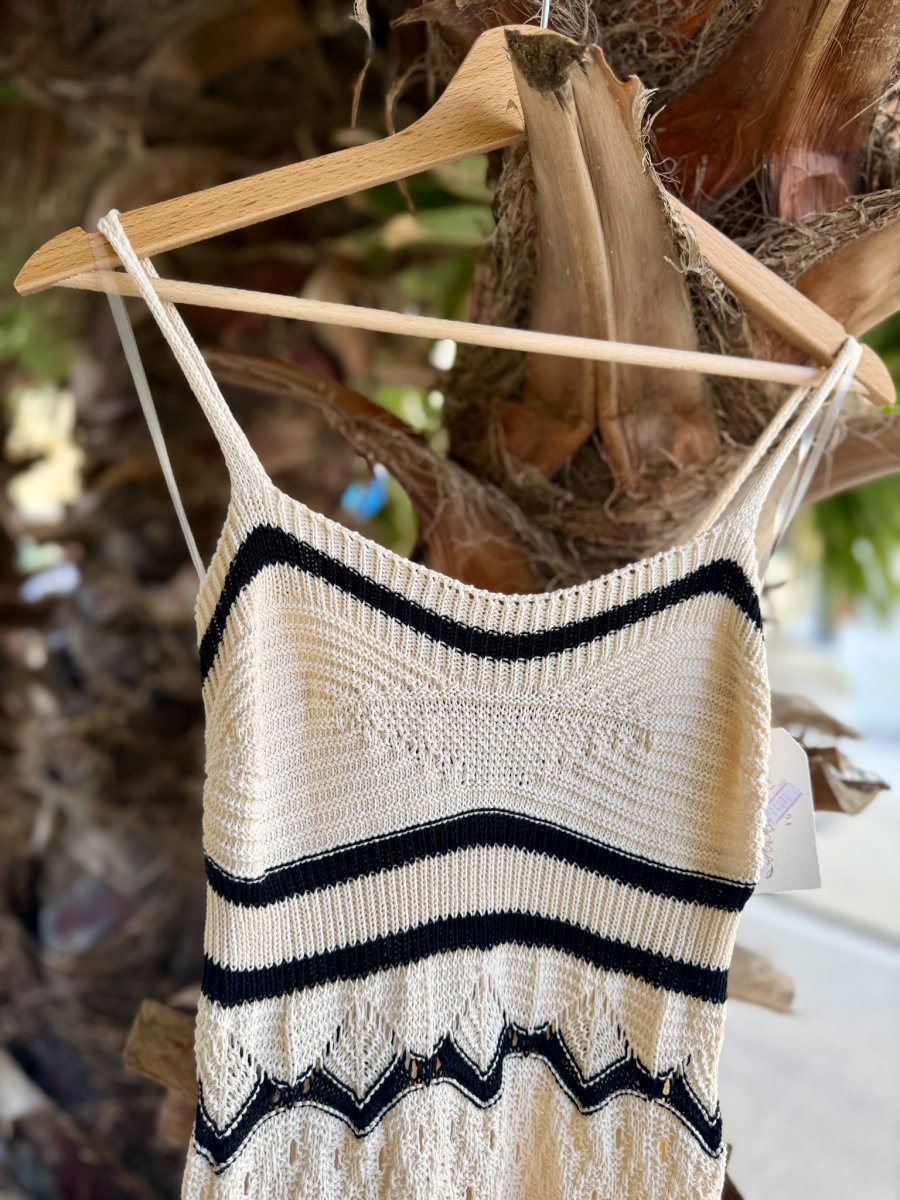 ABITO TUBINO TRAFORATO A CONTRASTO - immagine 7