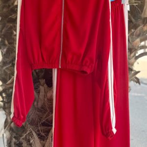 TUTA BANDE LATERALI BOMBER E PANTALONE