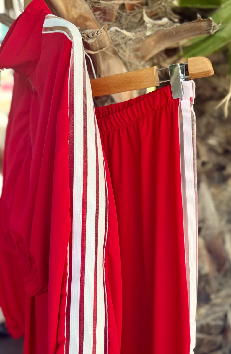 TUTA BANDE LATERALI BOMBER E PANTALONE - immagine 4