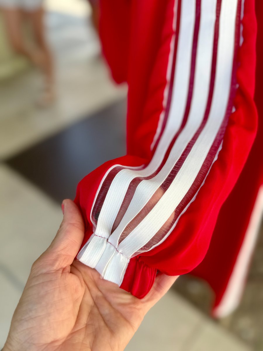 TUTA BANDE LATERALI BOMBER E PANTALONE - immagine 5