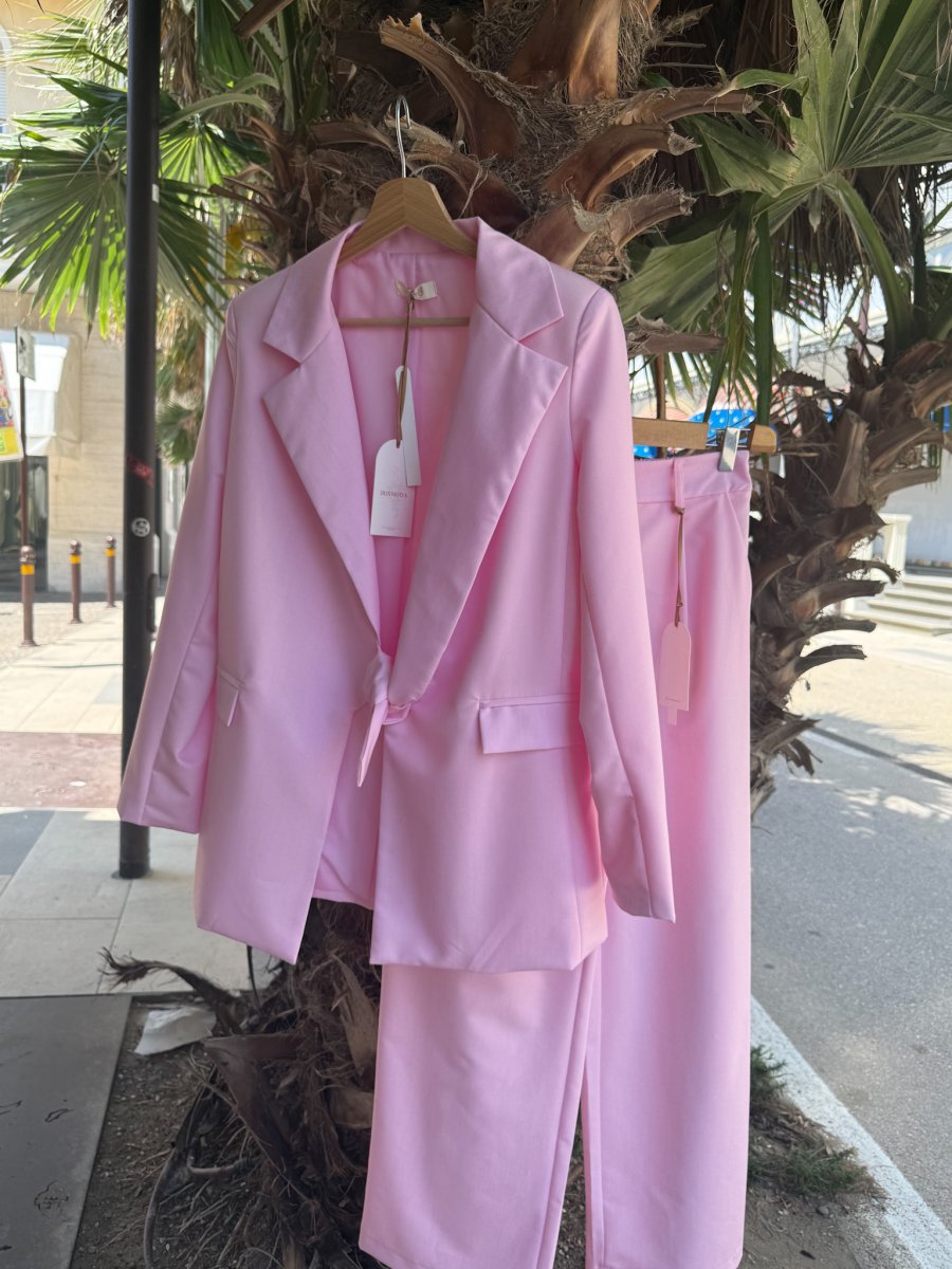 COMPLETO BLAZER FODERATO FIOCCO E PANTALONE - immagine 5