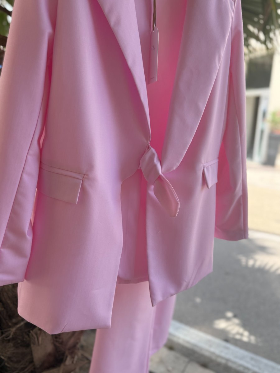 COMPLETO BLAZER FODERATO FIOCCO E PANTALONE - immagine 3