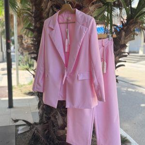 COMPLETO BLAZER FODERATO FIOCCO E PANTALONE