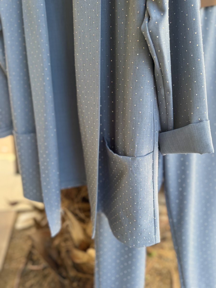 BLAZER CON BRILLANTINI TAGLIA UNICA - immagine 4