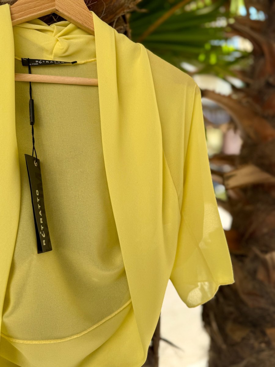 COPRI SPALLE VOILE MANICA CORTA - immagine 3