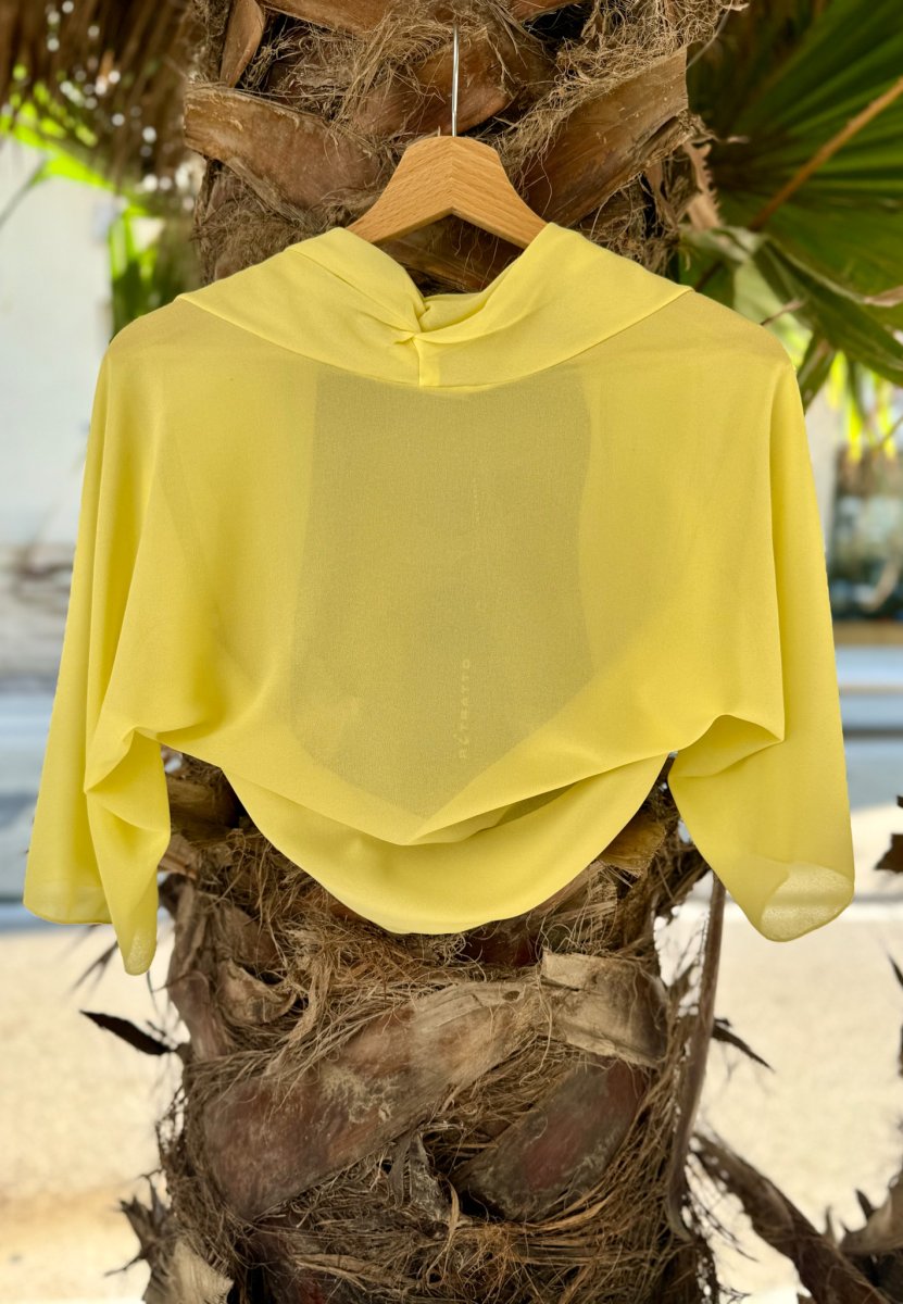 COPRI SPALLE VOILE MANICA CORTA - immagine 4