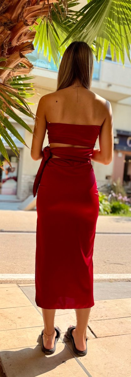 ABITO TUBINO LONGUETTE CUT-OUT - immagine 3