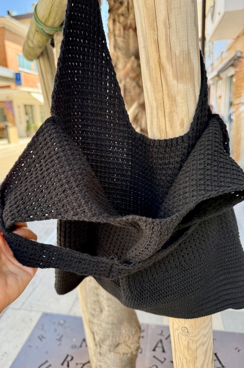 BORSA CROCHET A BRACCIO SFODERATA - immagine 8