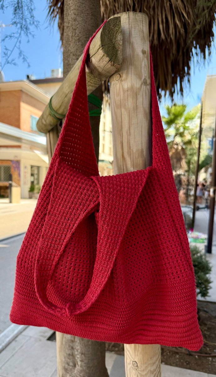 BORSA CROCHET A BRACCIO SFODERATA