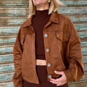 GIACCHETTO IN TESSUTO CON ARRICCIATURA IN VITA