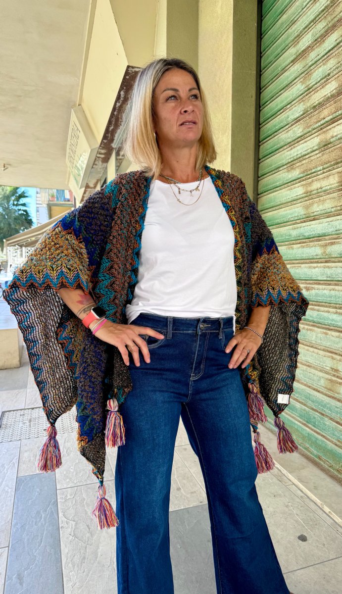 JEANS ELASTICIZZATO GAMBA LARGA - immagine 5