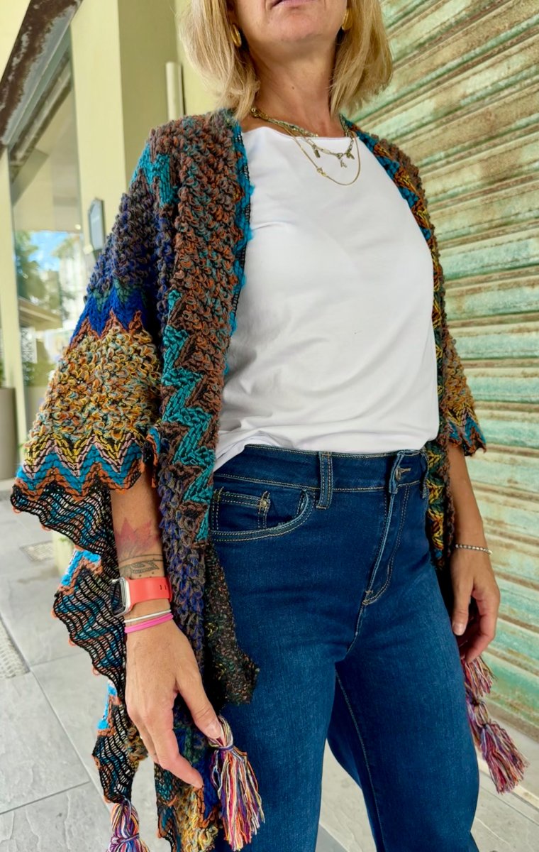 JEANS ELASTICIZZATO GAMBA LARGA - immagine 4