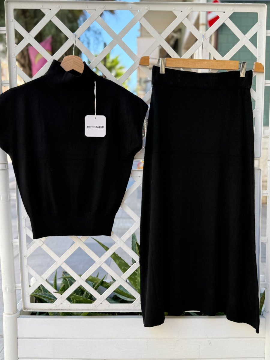 COMPLETO TSHIRT E GONNA IN MORBIDA VISCOSA - immagine 8