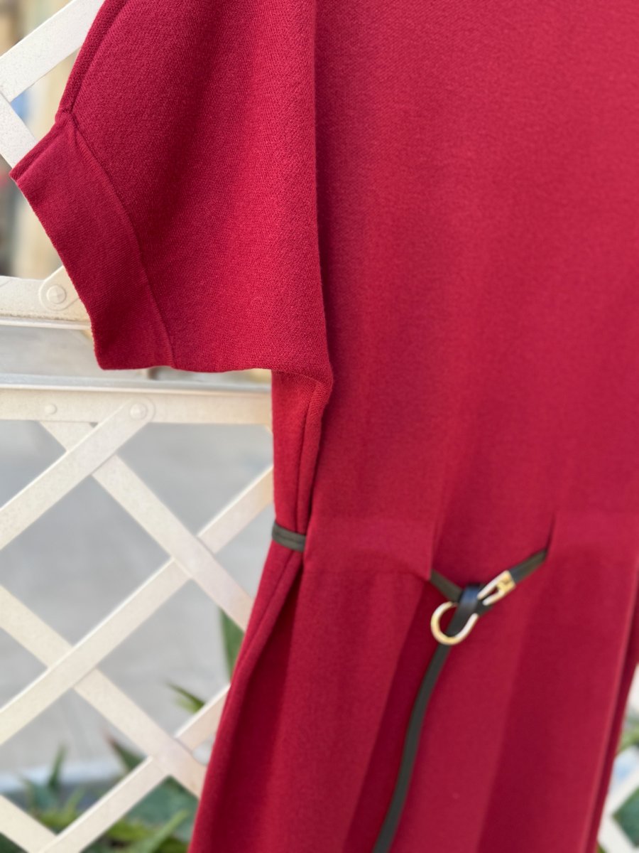 ABITO IN MAGLINA CON CINTA A SCOMPARSA - immagine 8