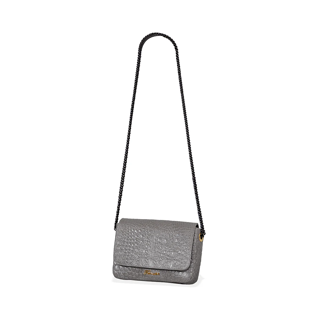 OFELIA borsetta in pelle Grigio