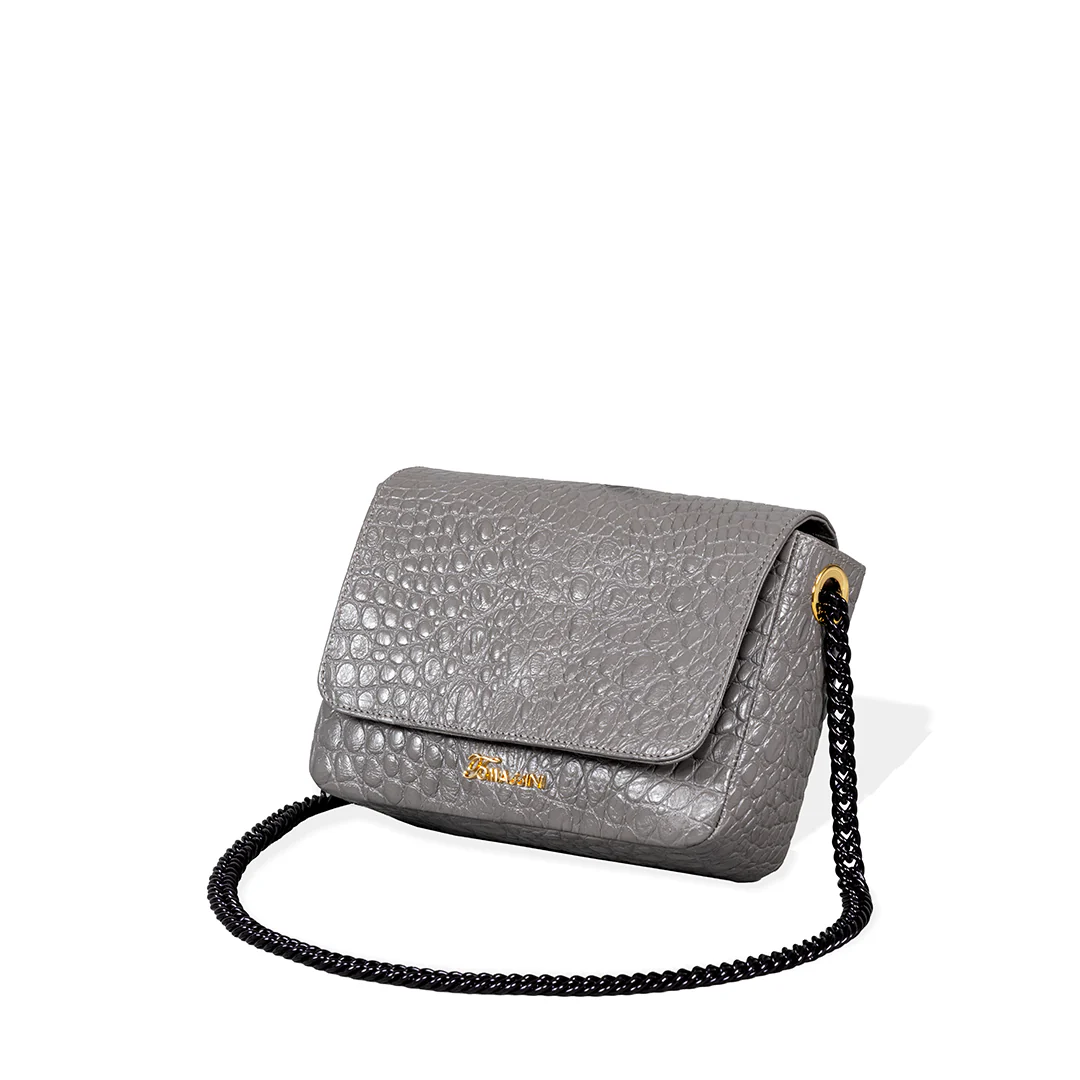 OFELIA borsetta in pelle Grigio - immagine 4