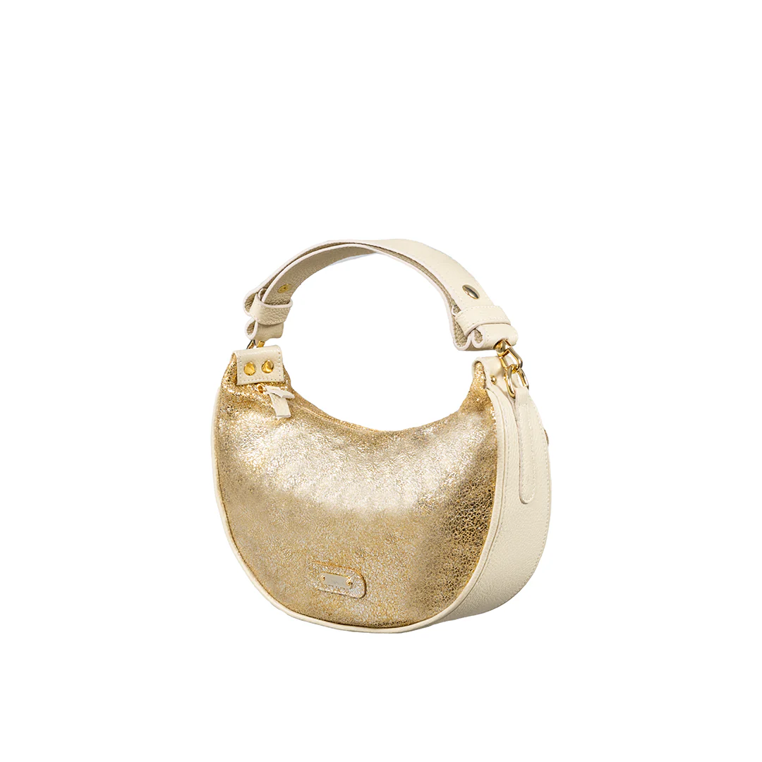 Borsa in pelle LISETTA ORO - immagine 3