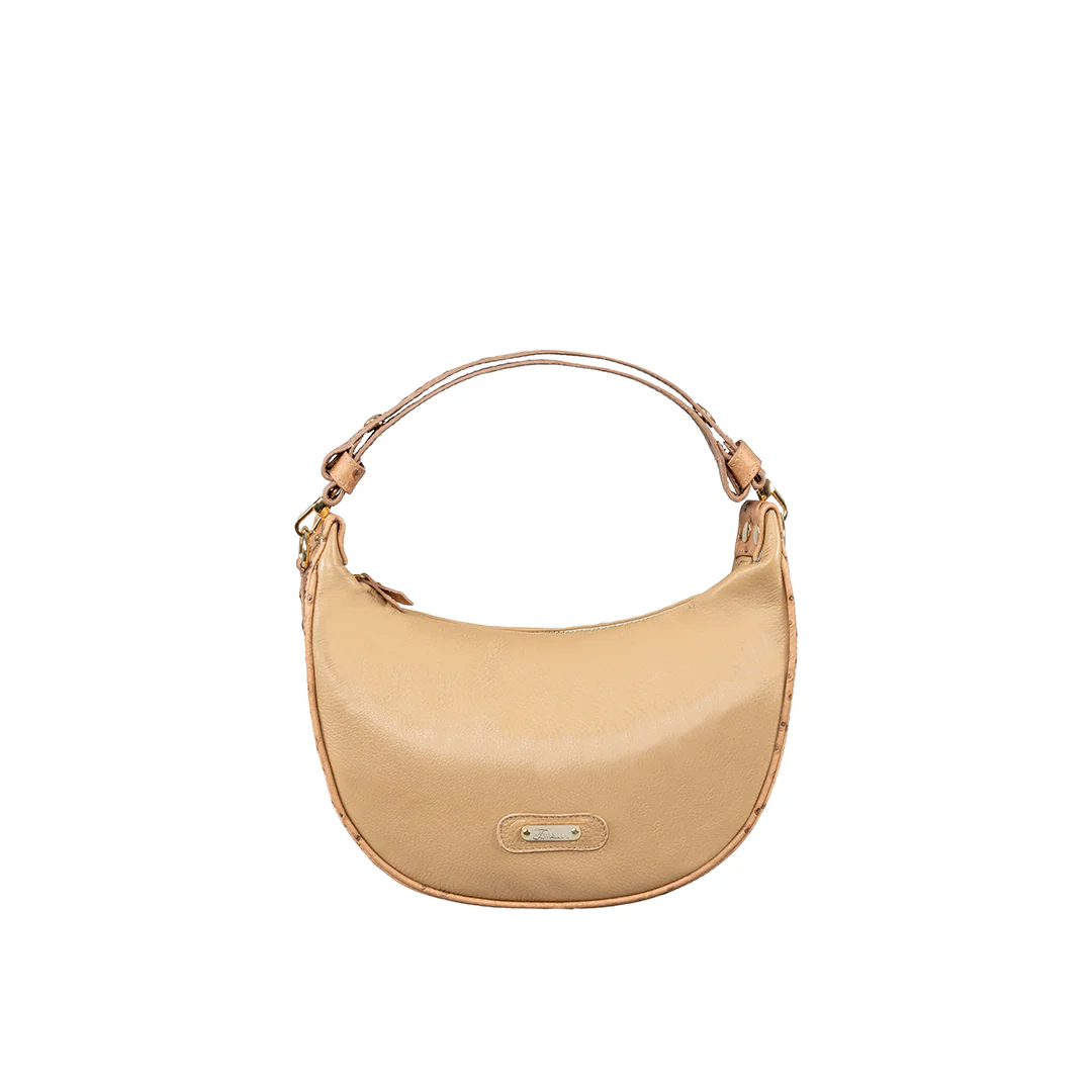Borsa in pelle LISETTA Nude - immagine 2