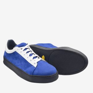 Sneakers Mila Vegan Blu Elettrico in PET Riciclato e Uppeal® | Suola Vibram® – Personalizzabili