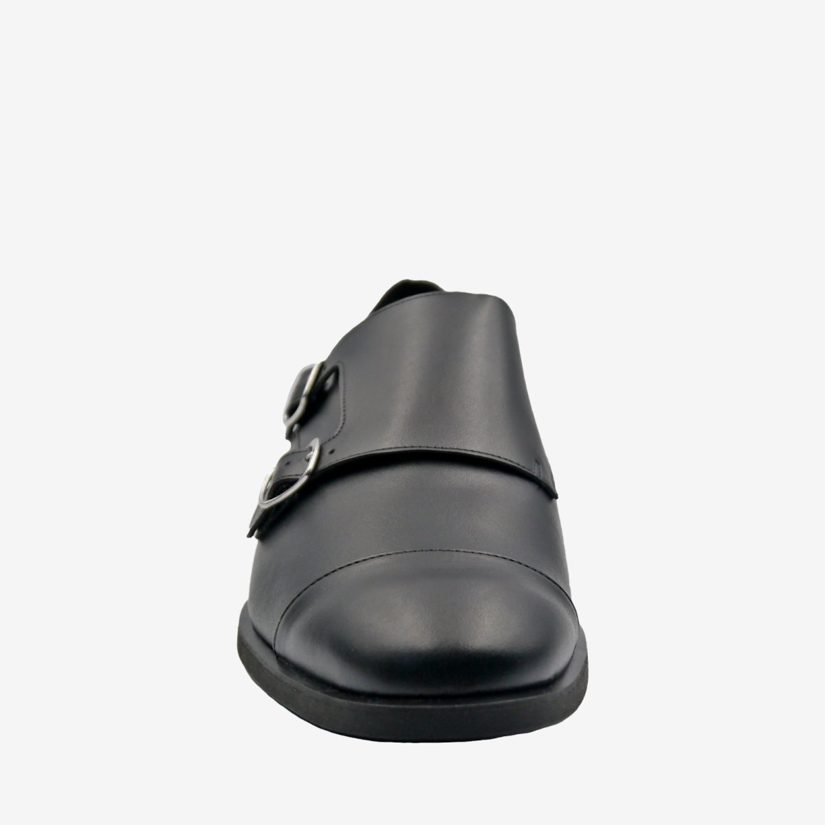 MONK Mocassino doppia fibbia – Pelle Mela Nero - immagine 6