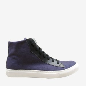NATURE sneakers alta – Ortica impermeabile e Pelle Mela