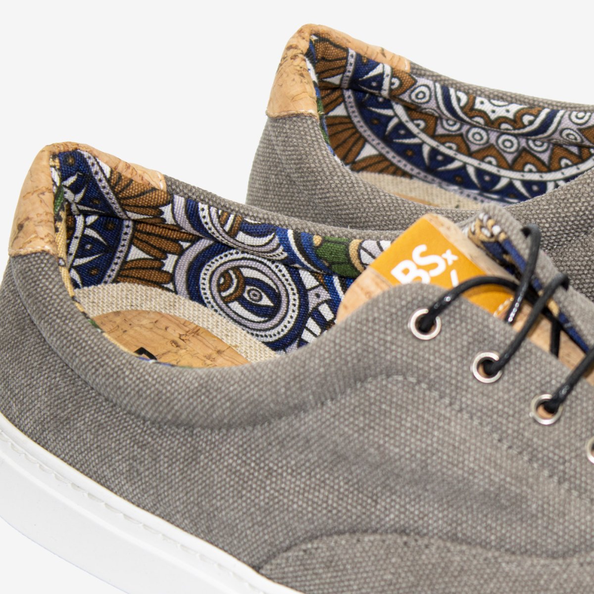 NICCO sneakers – Canapa Grigio – veganshoes - immagine 9