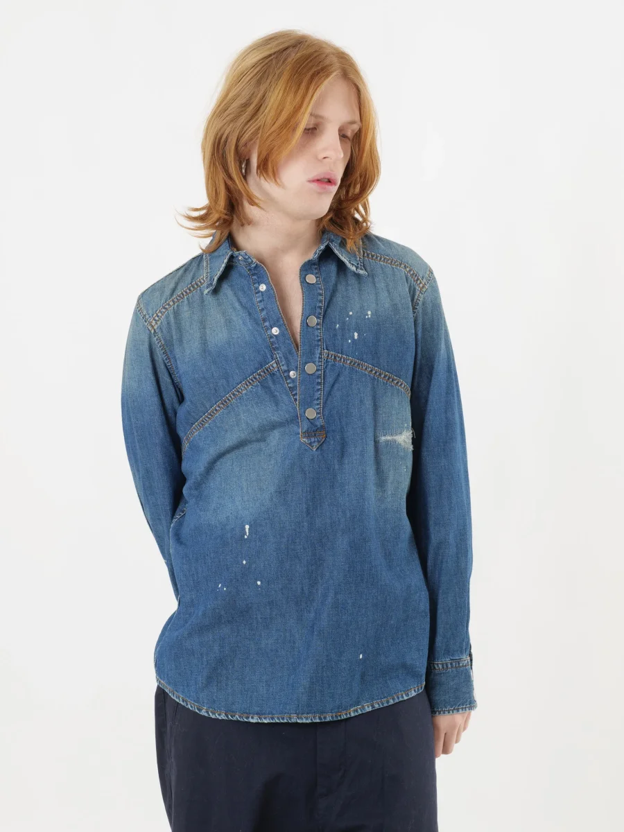 Camicia jeans grifoni - immagine 2