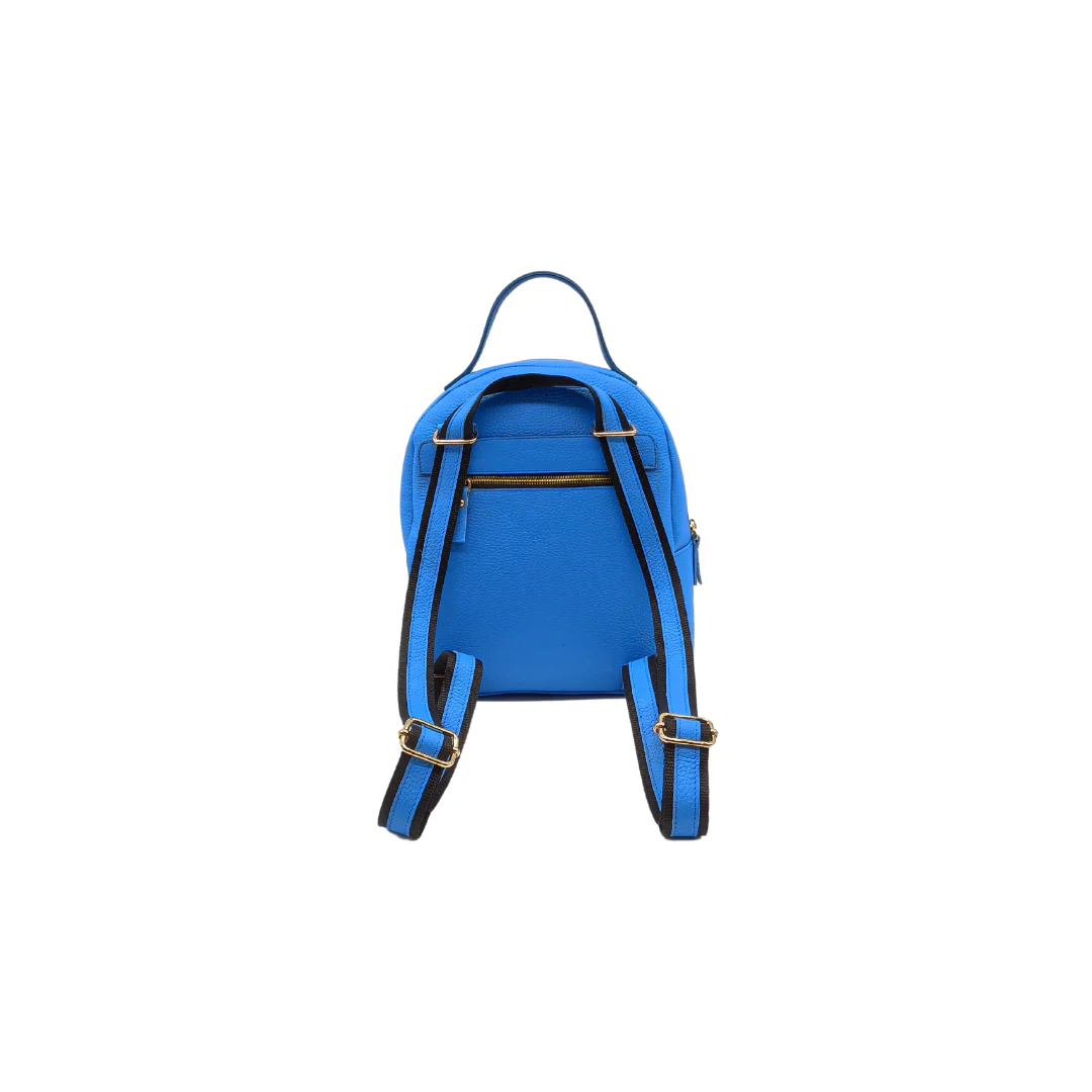 Zainetto in pelle GIULIO bluette - immagine 6