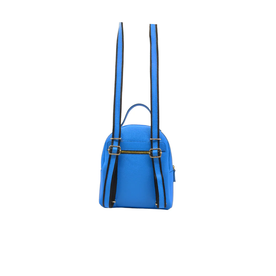 Zainetto in pelle GIULIO bluette - immagine 8