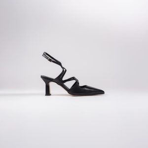 Slingback con intreccio Nere – Cecilia