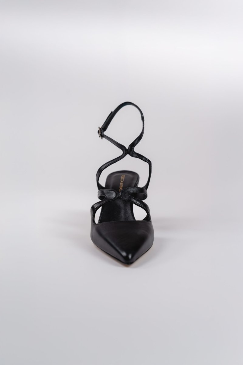 Slingback con intreccio Nere – Cecilia - immagine 3