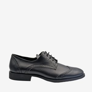 ROYAL Derby brogue – Pelle Mela Nero – veganshoes
