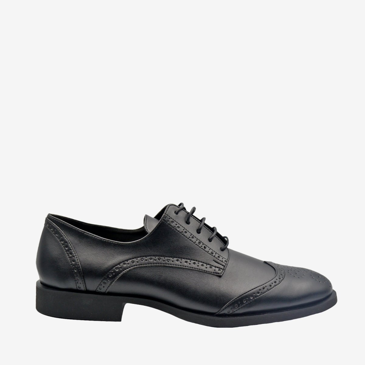 ROYAL Derby brogue – Pelle Mela Nero – veganshoes