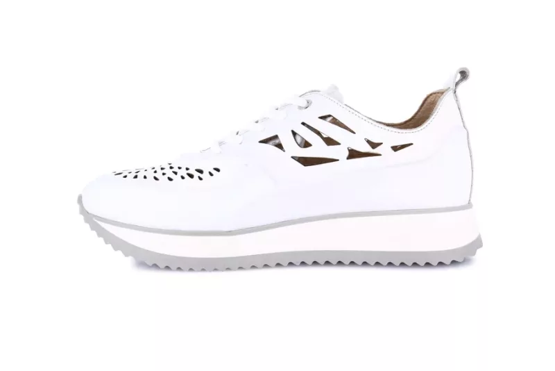 GRUNLAND SNEAKER PELLE BIANCO - immagine 4