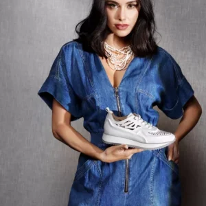 GRUNLAND SNEAKER PELLE BIANCO