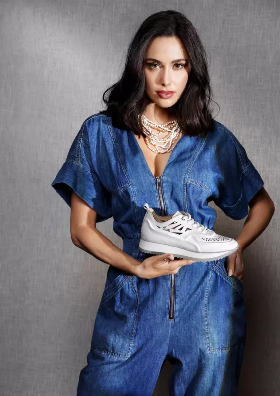 GRUNLAND SNEAKER PELLE BIANCO