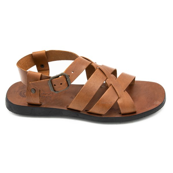 Sandali gladiatore cuoio da uomo Ugento - immagine 3